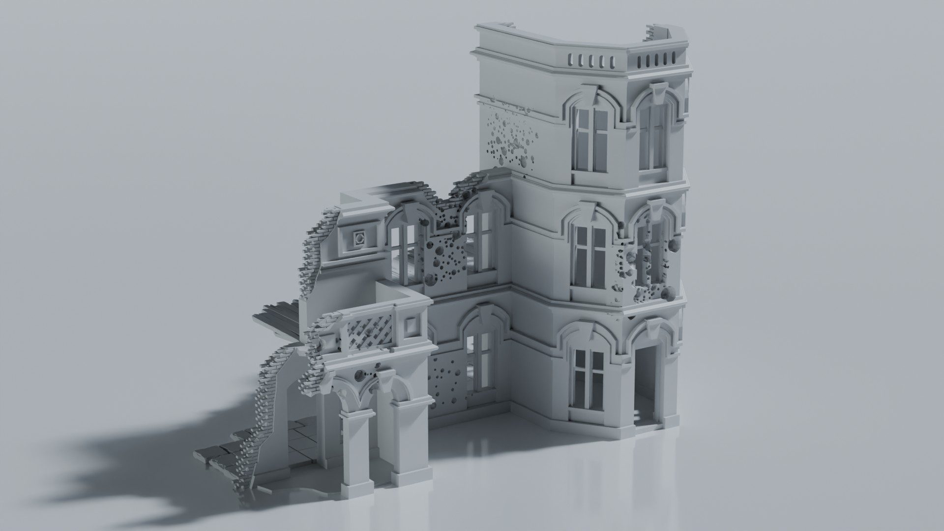 Burma Hotel Ruin