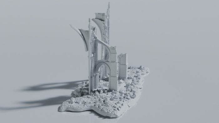 Gothic Cathedral Ruin - Image 2
