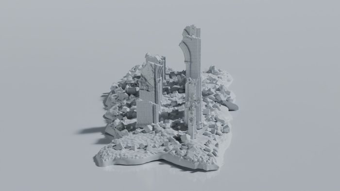 Gothic Cathedral Ruin - Image 5