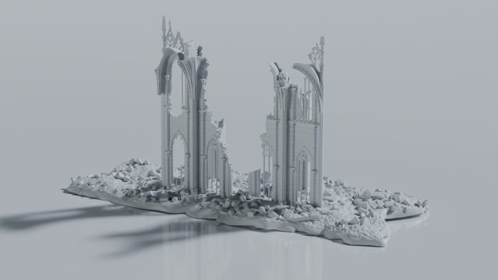 Gothic Cathedral Ruin - Image 6
