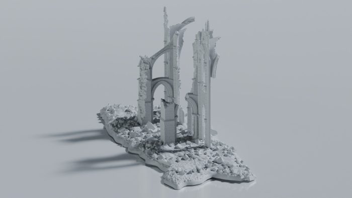 Gothic Cathedral Ruin - Image 4