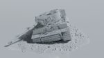 Destroyed Tiger I Tank Wreck
