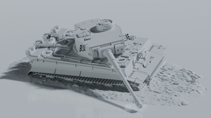 Destroyed Tiger I Tank Wreck - Image 2