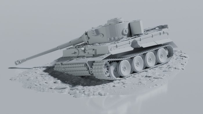 Destroyed Tiger I Tank Wreck - Image 3