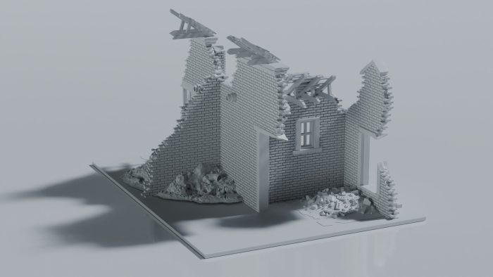 Ruined Industrial Factory with Storage Tank - Image 4