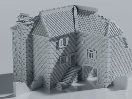 Ruined European Farmhouse