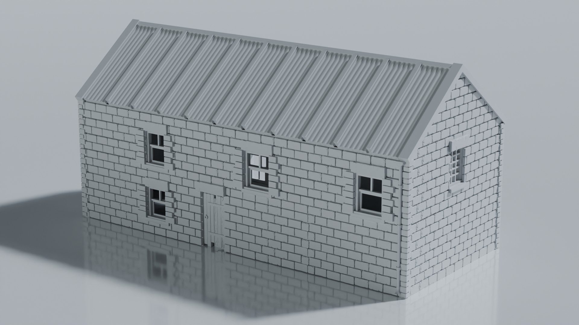 Intact European Stone Barn