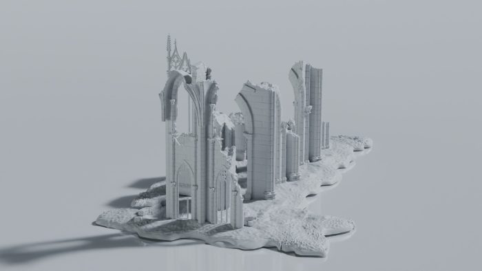 Gothic Cathedral Ruin - Image 5