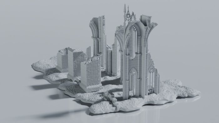 Gothic Cathedral Ruin - Image 4