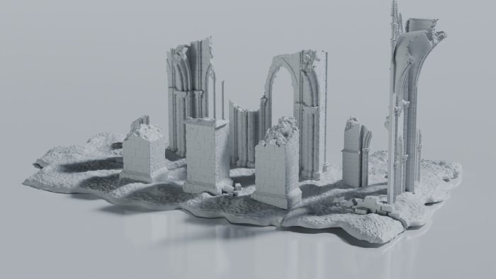 Gothic Cathedral Ruin - Image 3