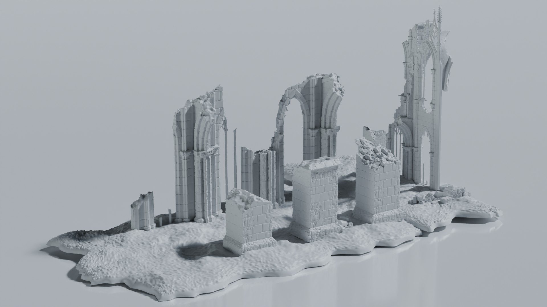 Gothic Cathedral Ruin