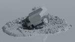 Destroyed Sd.Kfz. 251 Halftrack Wreckage