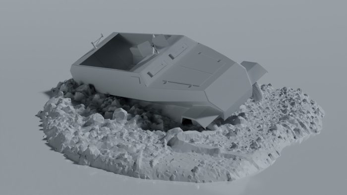 Destroyed Sd.Kfz. 251 Halftrack Wreckage - Image 2