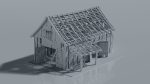 Derelict Old Wooden Barn