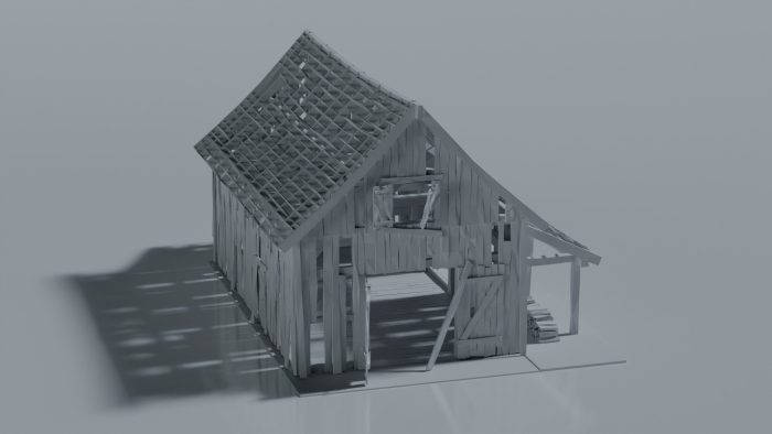 Derelict Old Wooden Barn - Image 2