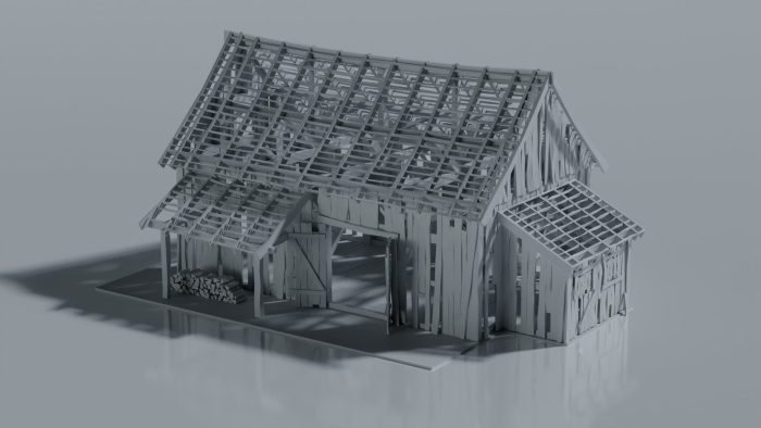 Derelict Old Wooden Barn - Image 4