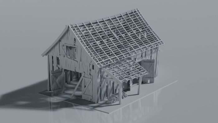 Derelict Old Wooden Barn - Image 3