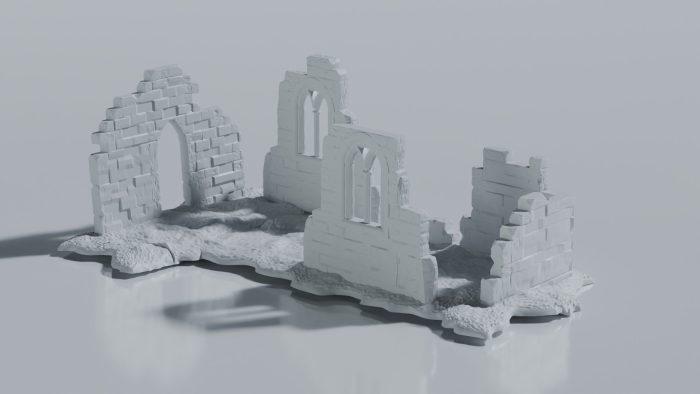 Gothic Monastery Ruin - Image 2
