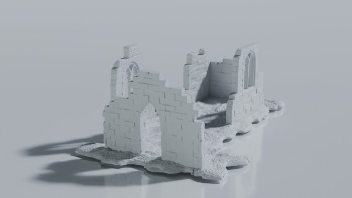 Gothic Monastery Ruin - Image 3