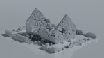 Ruined Stone Cottage & Wall Ruins - Image 3