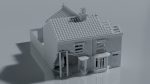 Ruined British Terraced House