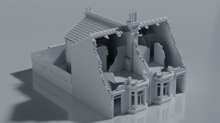 Ruined Frontage Terraced House - Image 2