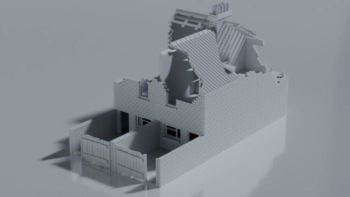 Ruined British Terraced House - Image 2