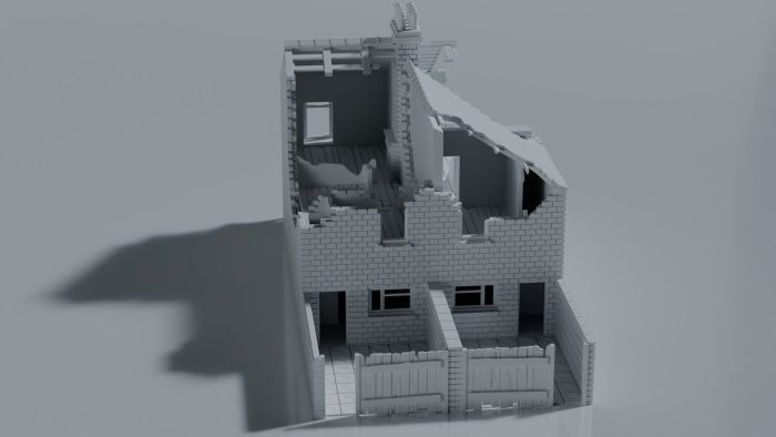 Ruined British Terraced House - Image 3