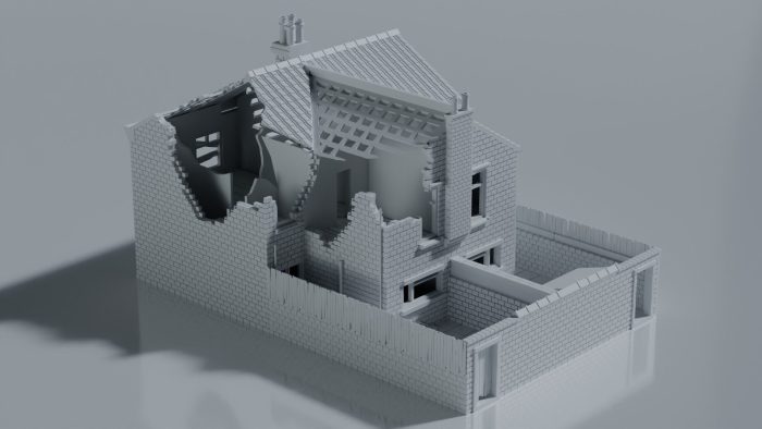 Ruined British Terraced House - Image 4