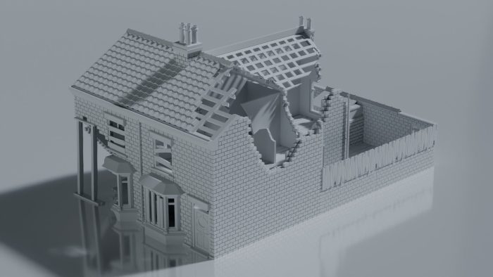 Ruined British Terraced House - Image 5