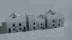 Intact British Terraced Street Set