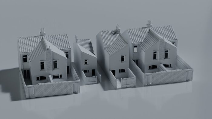 Intact British Terraced Street Set - Image 2