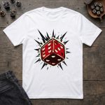 Splashing Dice T-Shirt - Image 2