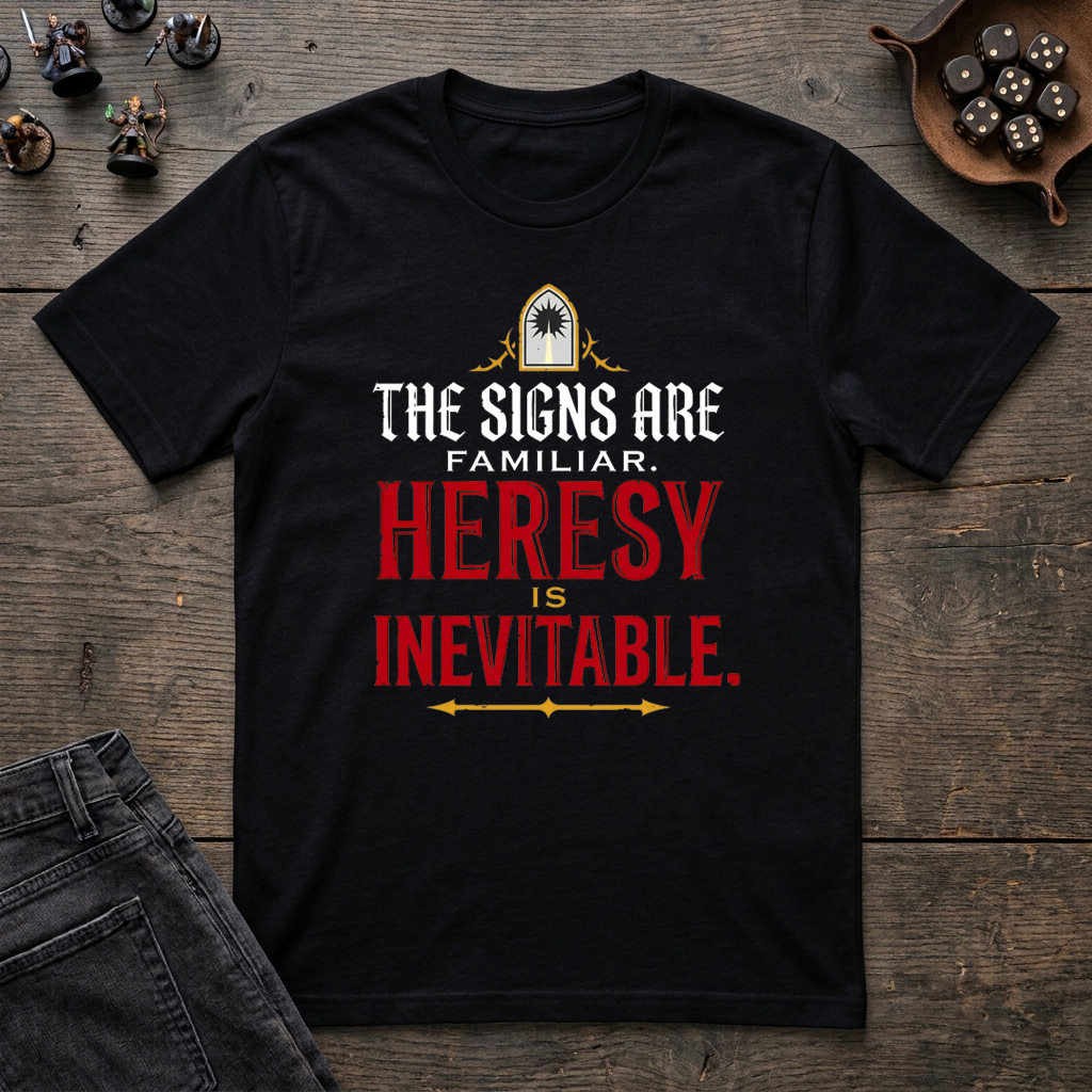 20261022082312-1f1cdf1d-2428-68d2-9ee6-3e607f63e5ca.jpg The Signs Are Familiar T-Shirt - Image 1