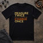 Measure Twice Charge Once T-Shirt