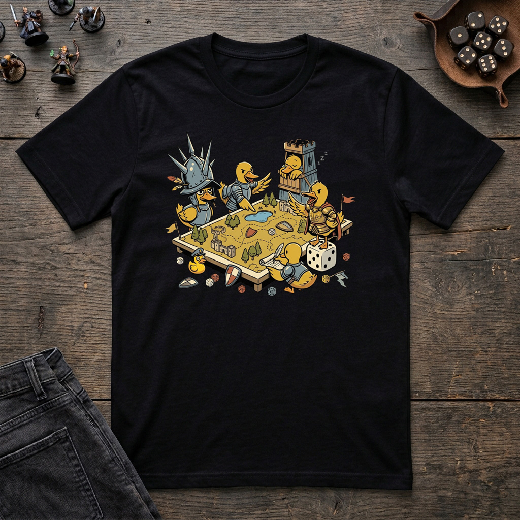 20261023230120-1f1cf35a-95b6-6bba-bad9-eae30baca173.jpg Ducks Wars T-Shirt - Image 1