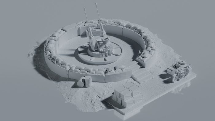 Fortified Anti-Aircraft Gun Emplacement - Image 2