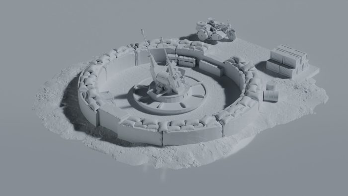 Fortified Anti-Aircraft Gun Emplacement - Image 3
