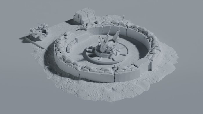Fortified Anti-Aircraft Gun Emplacement - Image 4