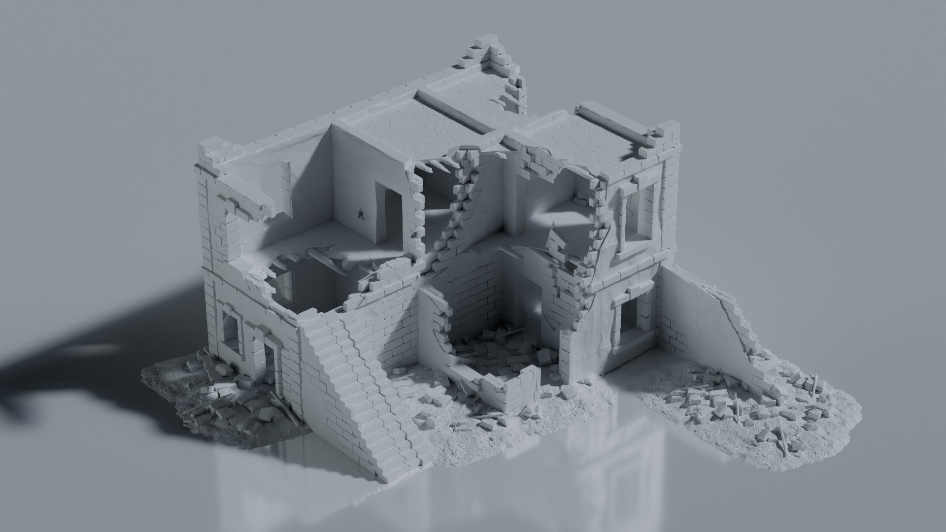 Desert House Ruin Ruined Desert House - Image 1