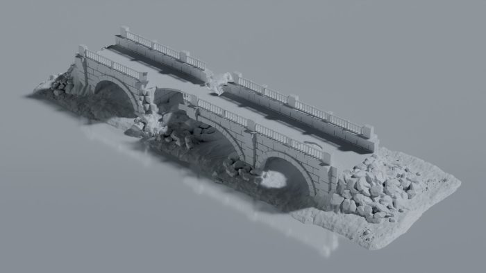 Ruined Stone Arch Bridge - Image 2
