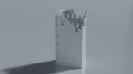 Ruined Curved Corner Town Building - Image 4