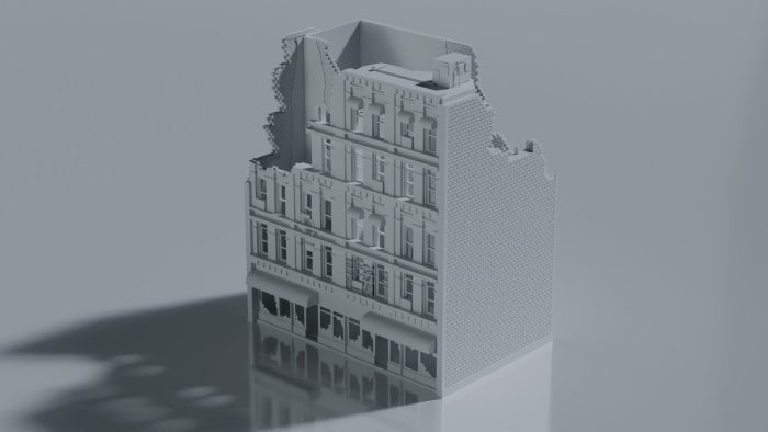 Ruined Multi-Story Commercial City Building - Image 5