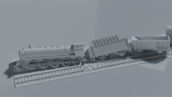 Derailed Train Wreck - Image 3