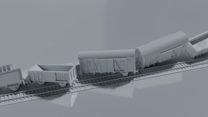 Derailed Train Wreck - Image 9