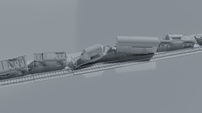 Derailed Train Wreck - Image 7