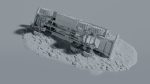 Overturned Heavy Military Truck Wreck - Image 3