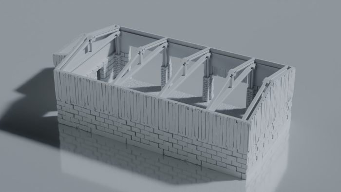 Ruined Industrial Warehouse - Image 2